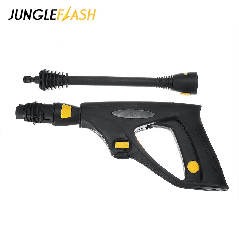 JUNGLEFLASH 20Mpa High Pressure Washer Water Spray Gun For Bosch AQT Black Decker Garden Cleaning Long Auto Tube Car Accessories |