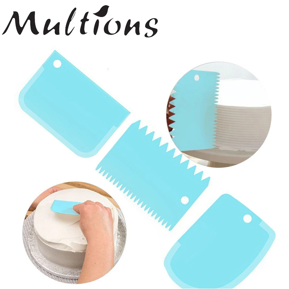 3 шт. крема скребок DIY скребка для украшения торта помадка кондитерские изделия