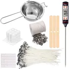 Набор для изготовления свечей сделай сам, инструменты для изготовления свечей с таяльником, 100 шт., форма для свечей, термометр для дома, инструмент для изготовления Ароматических Свечей