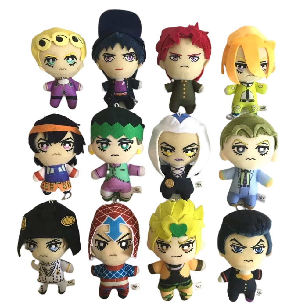 

Jojo's Bizarre Adventure Golden Wind Bugatti Abacio Fukuoka Kira Rohan Kishibe Kyosuke Toshitaro Toshitaro Plush Pendant