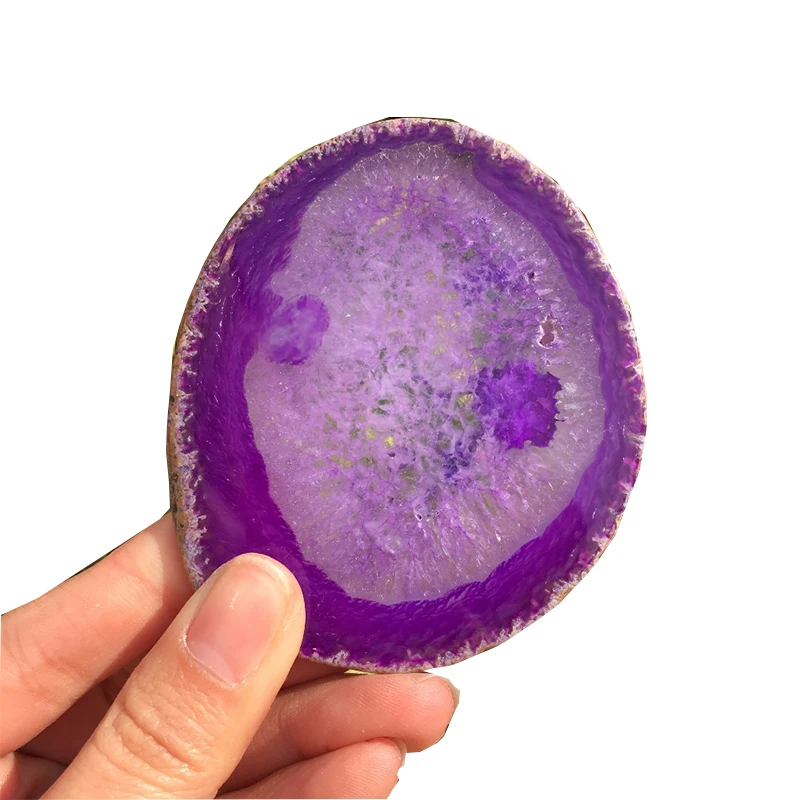 Фиолетовый кристалл флуоресцентный фрагмент минерал | Дом и сад