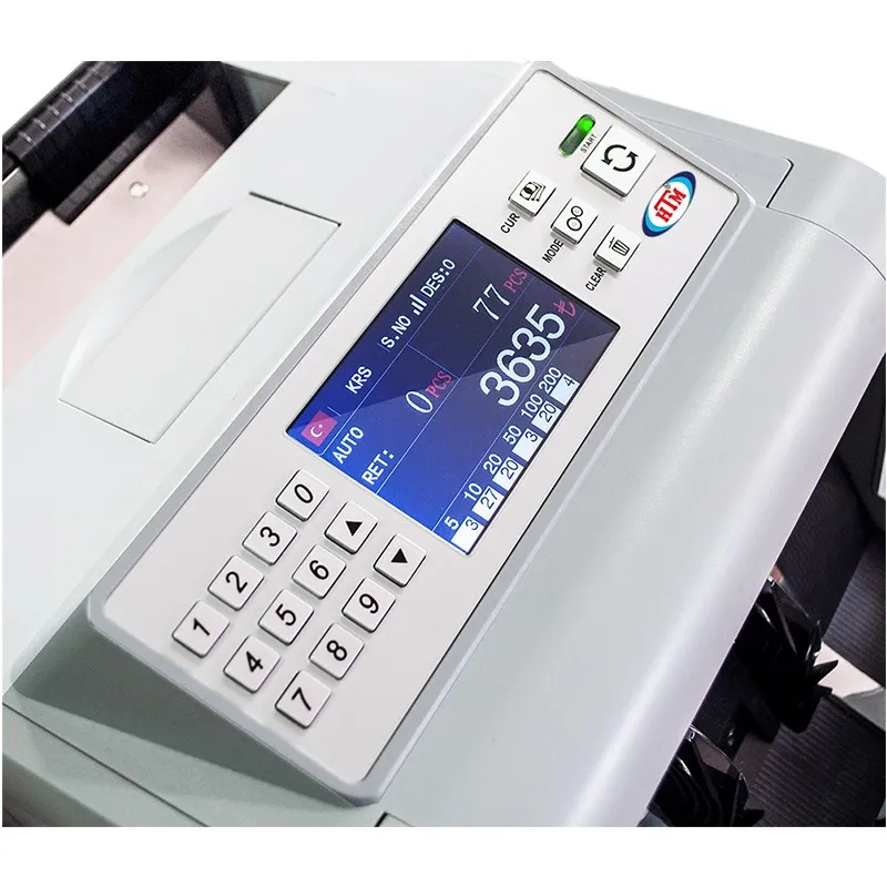 Машина для подсчета банкнот смешанного значения | HTM полный микс USD EUR GBP фунты RUB EVIL