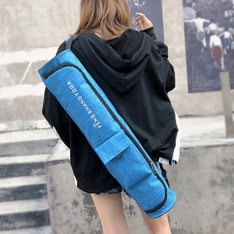 Женский коврик для фитнеса и йоги сумка тренажерного зала боковой карман чехол