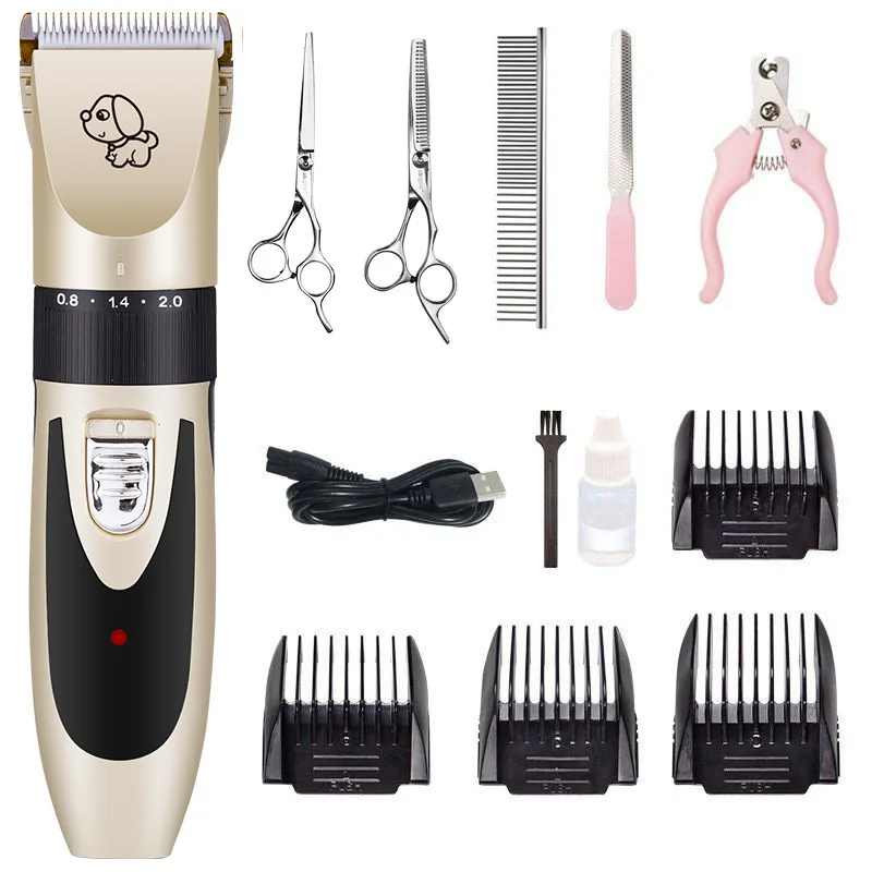 

Pet Hair Clipper For Cats And Dogs Electric Shaver Rechargeable Hairdressing Trimmer Set Animal Shearing Machine Pet Supplies