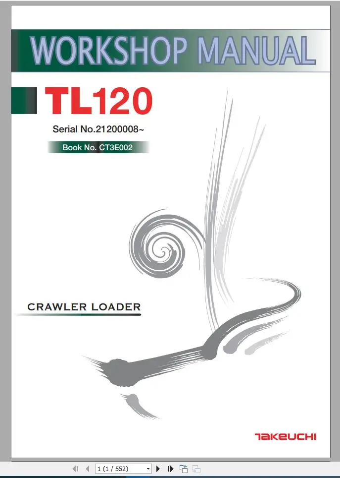 for Takeuchi Multilanguage Workshop Manual Part Operator Manual2019 | Автомобили и мотоциклы