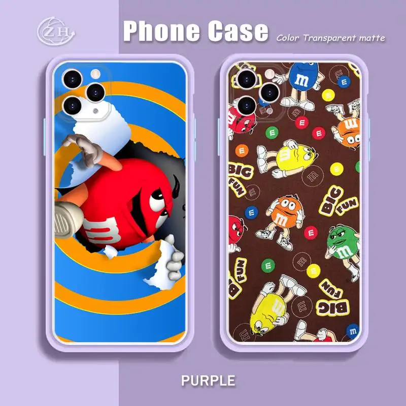 Чехол M &amp M's в виде бутылки шоколада для IPhone 12 11 Pro Max X XR XS 7 8 Plus чехол ярких