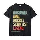 Футболка мужская винтажная, хлопок, стиль ретро, стиль муж, папа, ракета, легенда ученых, модный дизайн, для отдыха