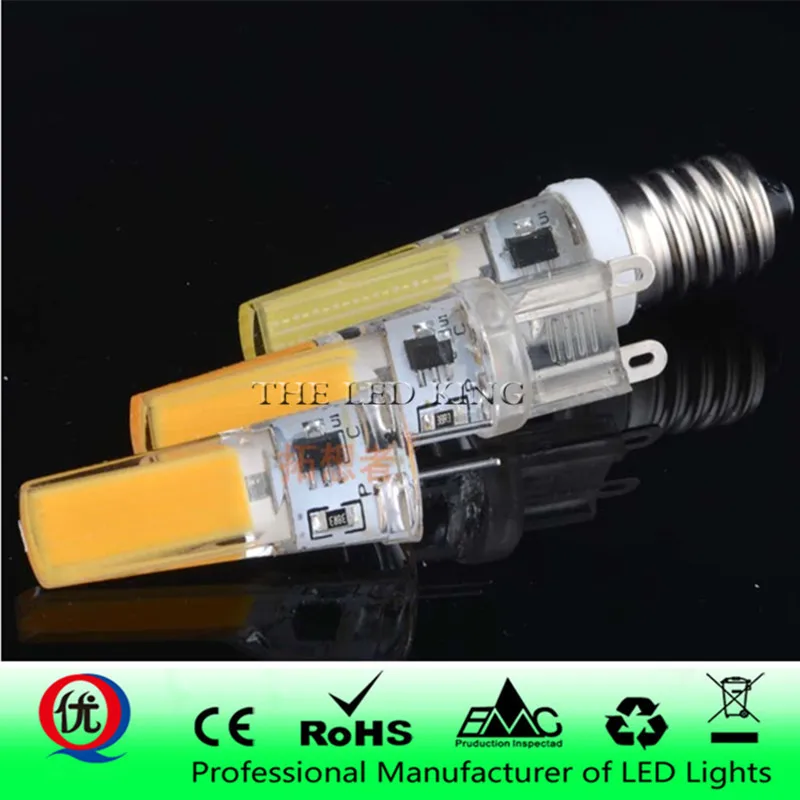 Высокое качество AC220V AC/DC12V DC12V G9 светодиодный G4 E14 COB 6W 9W Кукуруза Светильник SMD