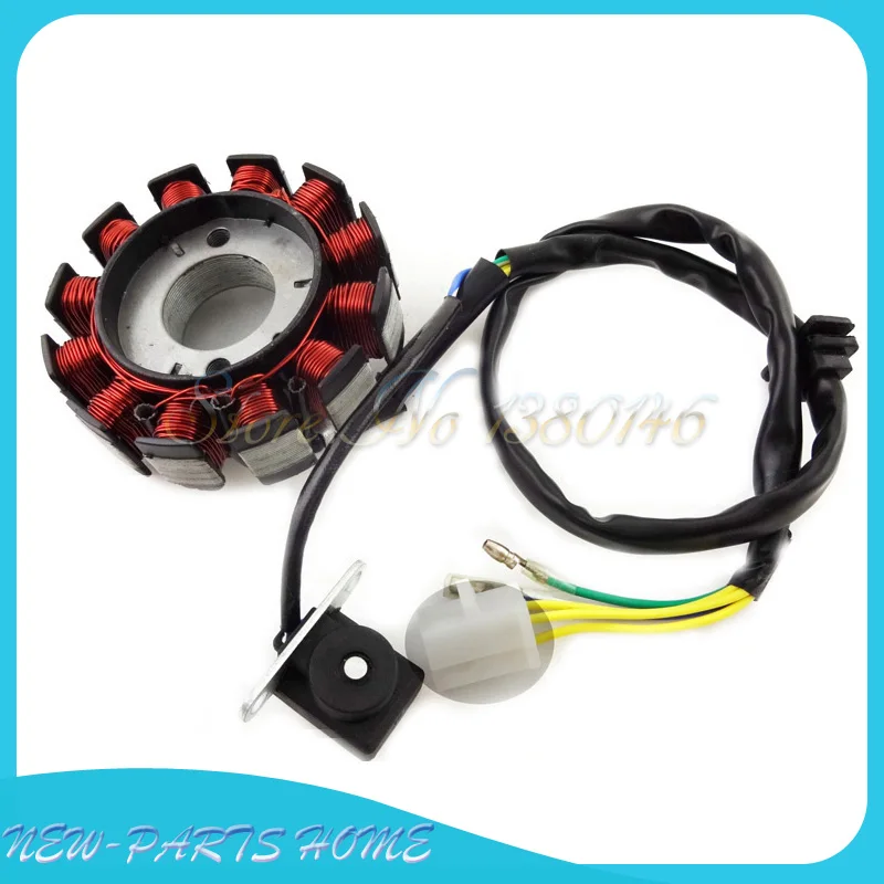 12 катушек 5 Провода Зажигания статора Магнето для GY6 125 150 cc двигателя китайский Мопед Скутер ATV