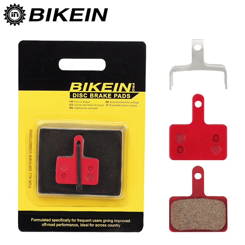 BIKEIN 4 пары велосипедных резиновых дисковых тормозных колодок для Shimano M375 M395 M416 M445