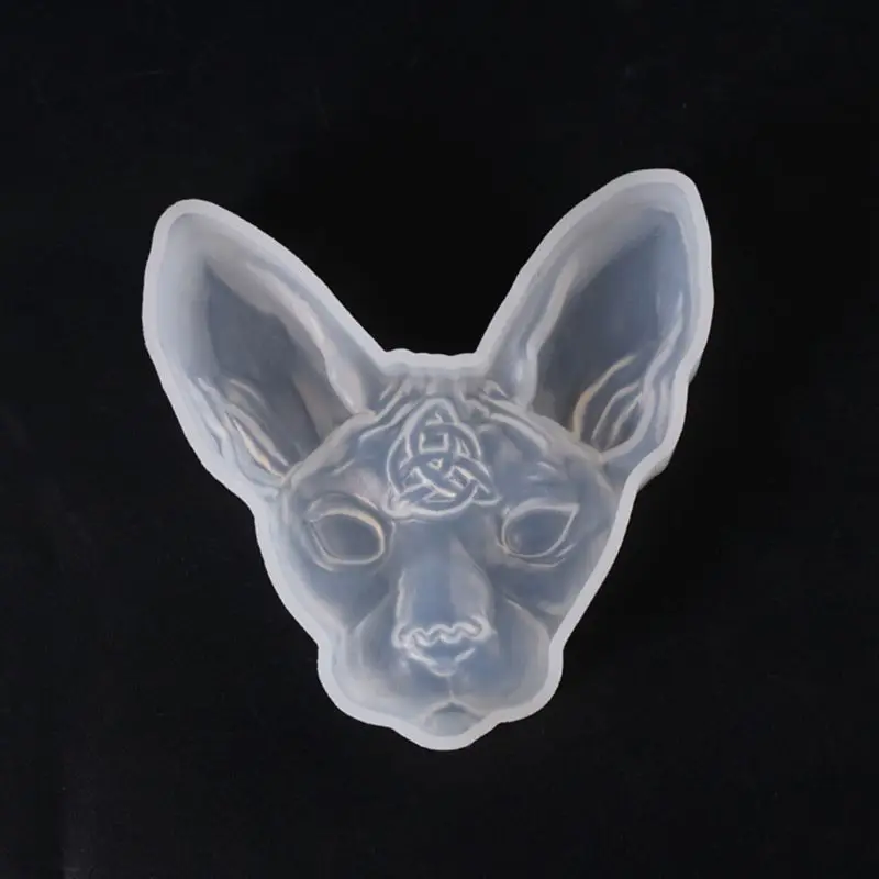 3D мультяшный Кот силиконовая смола эпоксидный клей форма креативное ремесло DIY