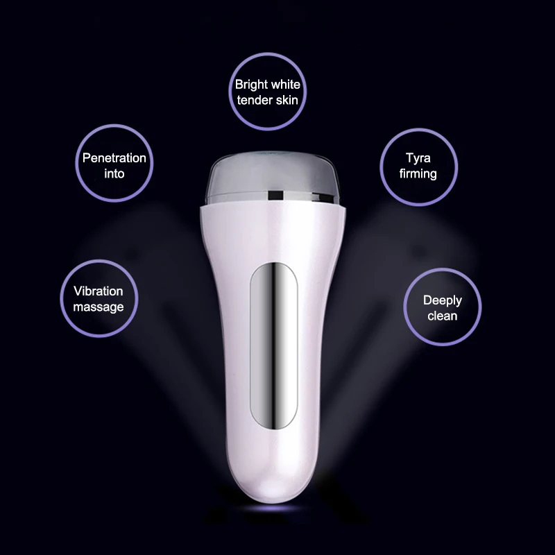 

Portable Handheld Galvanic Spa Therapy Treatment Device Electroporator Skin Tightening Face Lift Microcurrent Facial Machine