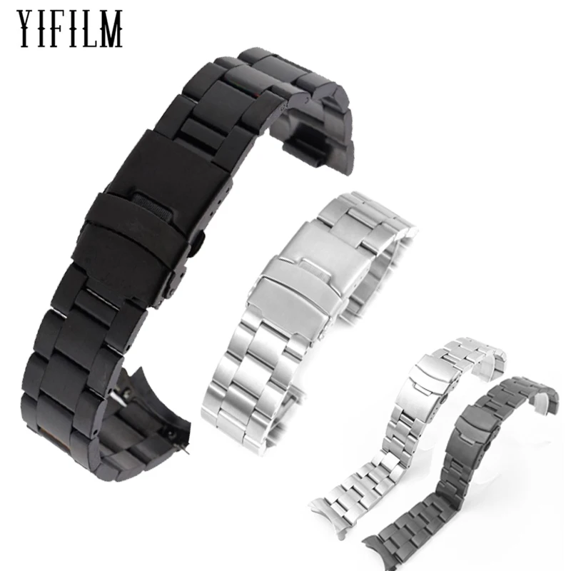 

Wrist Band For Fossil Sport Charter HR Gen3 4QVenture HR SMARTWATCH 41MM GEN 5e 6 42MM Stainless Steel Strap With Arc Mouth