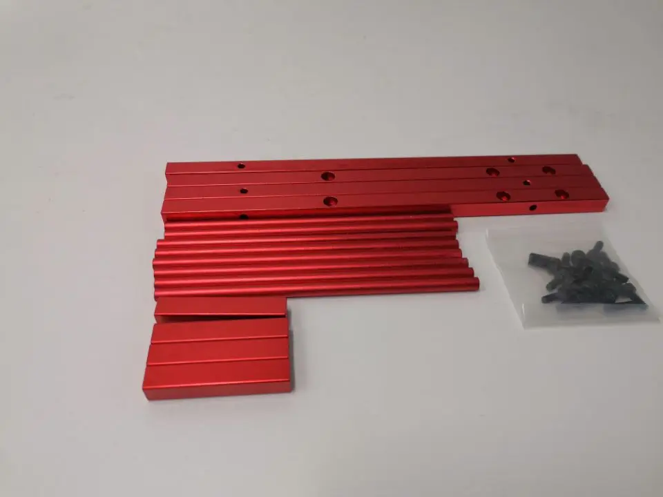 CNC алюминиевый сплав стойка для шин подходит для Tamiya 1/14 тягач 60 мм