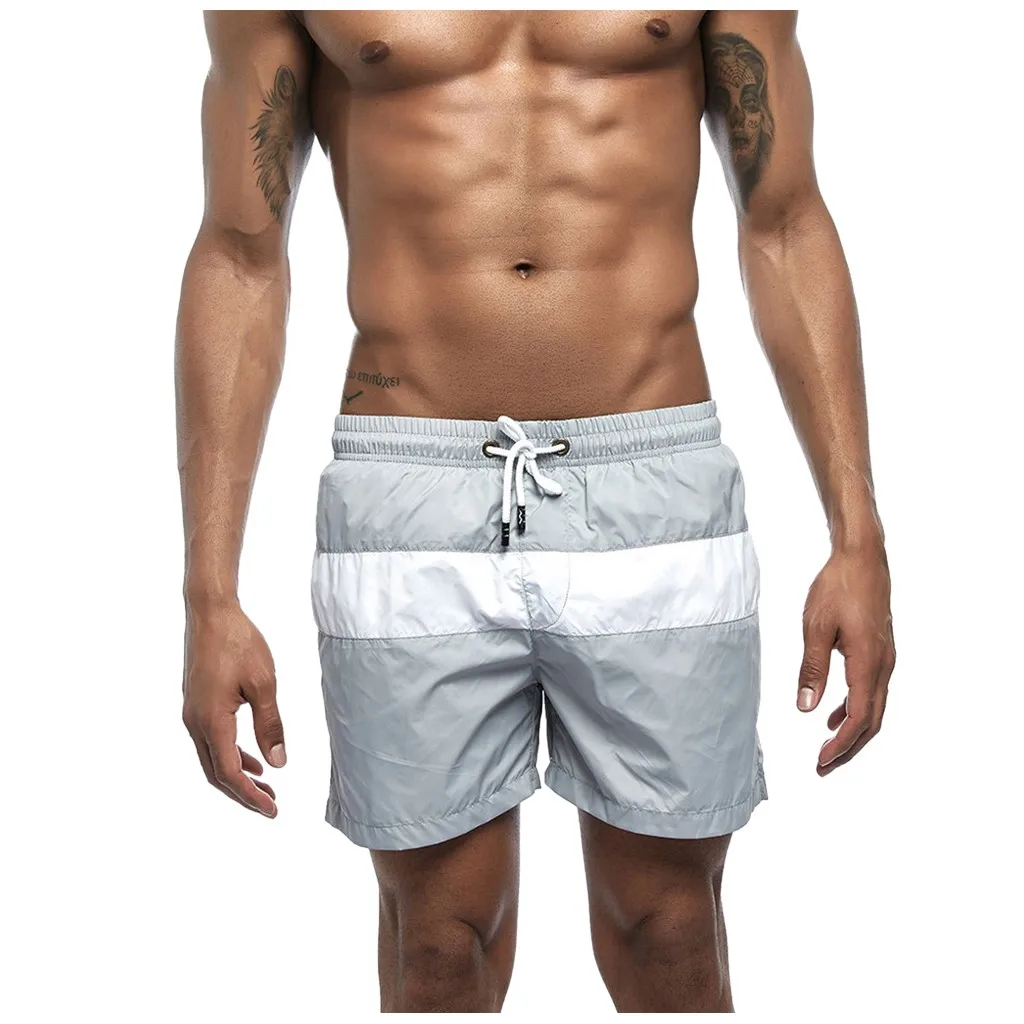 Высокоэластичные мужские пляжные шорты одежда для серфинга и плавания пляжная