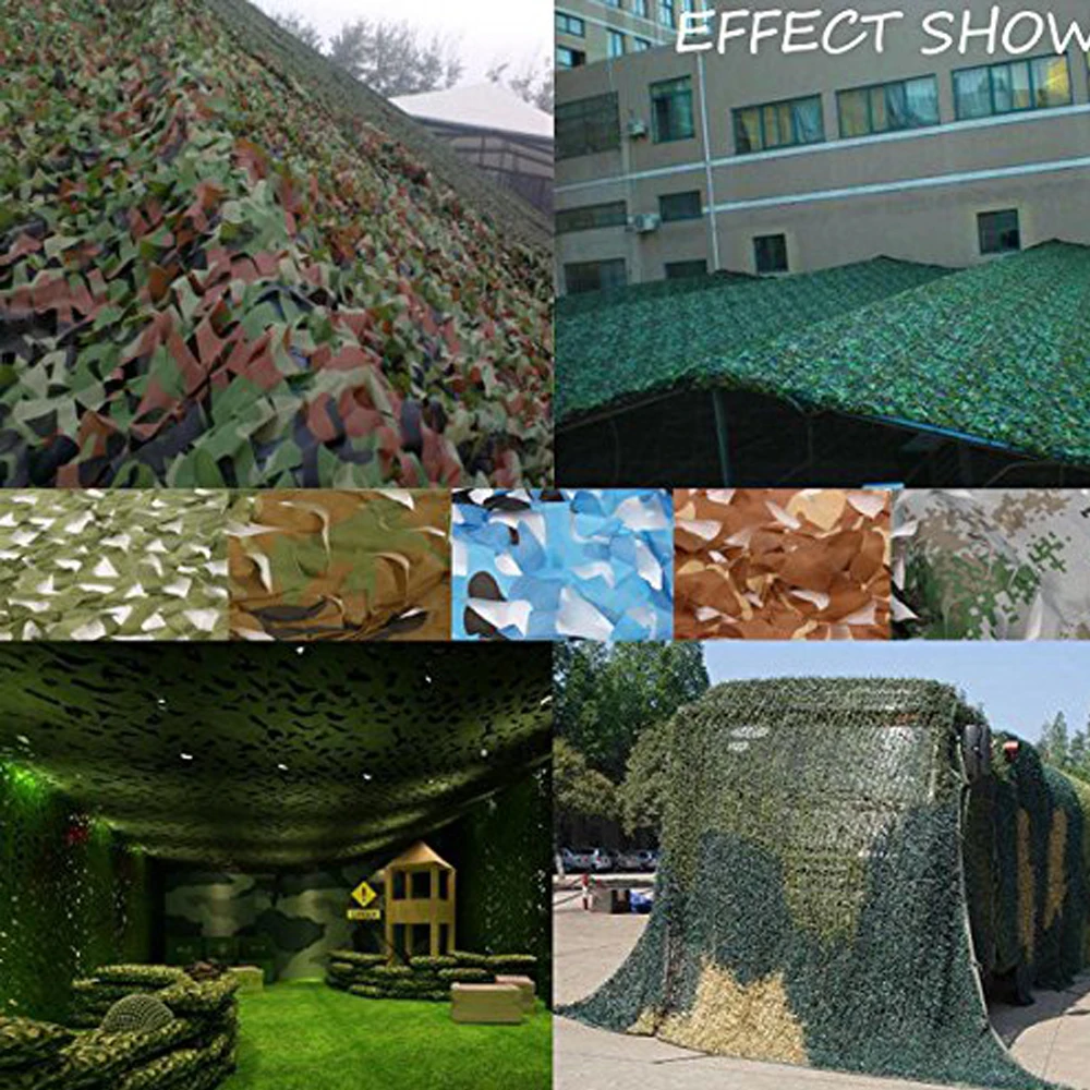 

Outdoor Camo Netting Camouflage Net for Camping Military Hunting Shooting Sunscreen Nets Airsoft Tactical Hunting Ghillie Suit