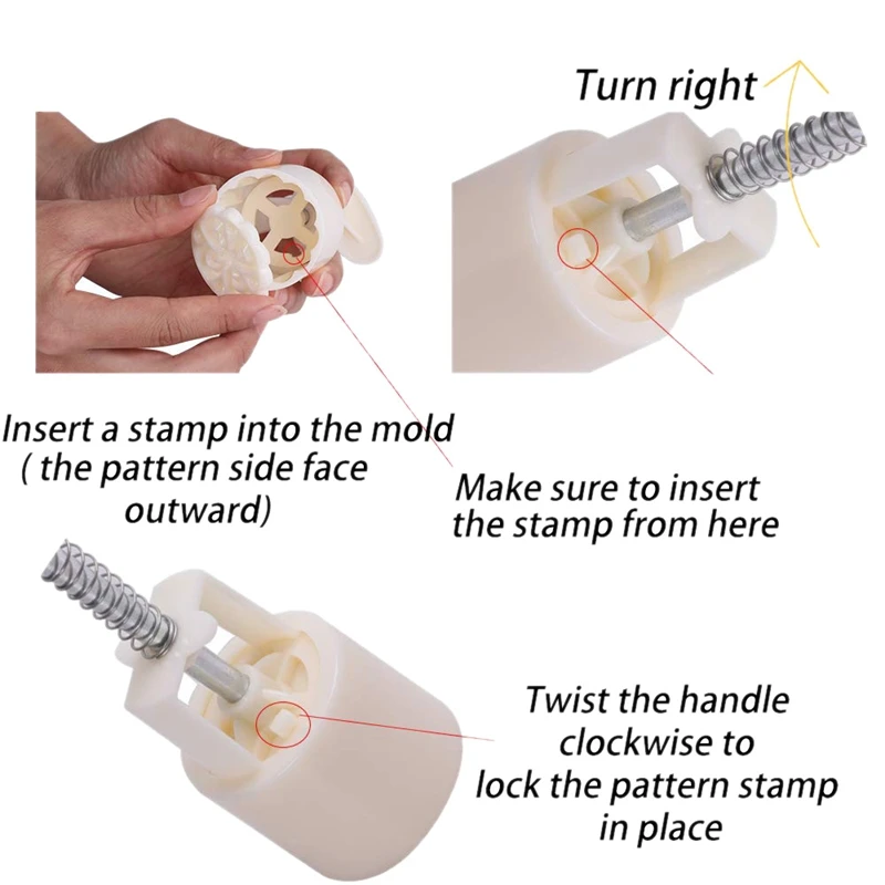 Лучшая Праздничная форма для выпечки Луна с 6 штампами печенья цветочный дизайн