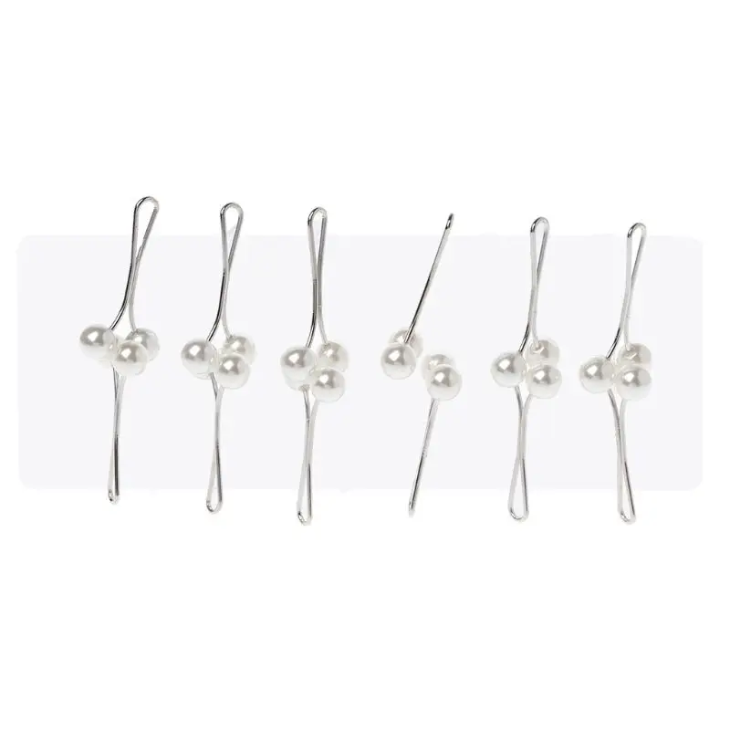 

12Pcs Muslim Hijab Pearl Clip Brooch Pins Scarf Safety Clip Women Wedding Pin