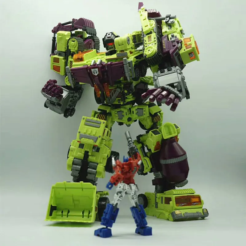 Дешево NBK 3349 игрушка-трансформер девастатор 6 в 1 комбайнер робот экшн-фигурки Модель бульдозера 42 см большая деформация автомобиля Продажа NBK 3349 игрушка-трансформер девастатор 6 в 1 комбайнер робот экшн-фигурки Модель бульдозера 42 см большая деформация автомобиля