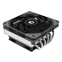 id cooling is 6k silent cpu cooling fan 12cm low profile slim 6 heatpipes cooler radiator 4 pin pwm heatsink for pc case