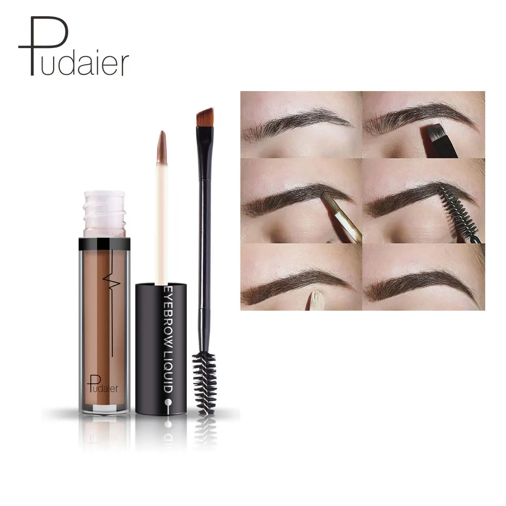 Pudaier 1 шт. тени для бровей и гель косметика макияж женщин высокий пигментный