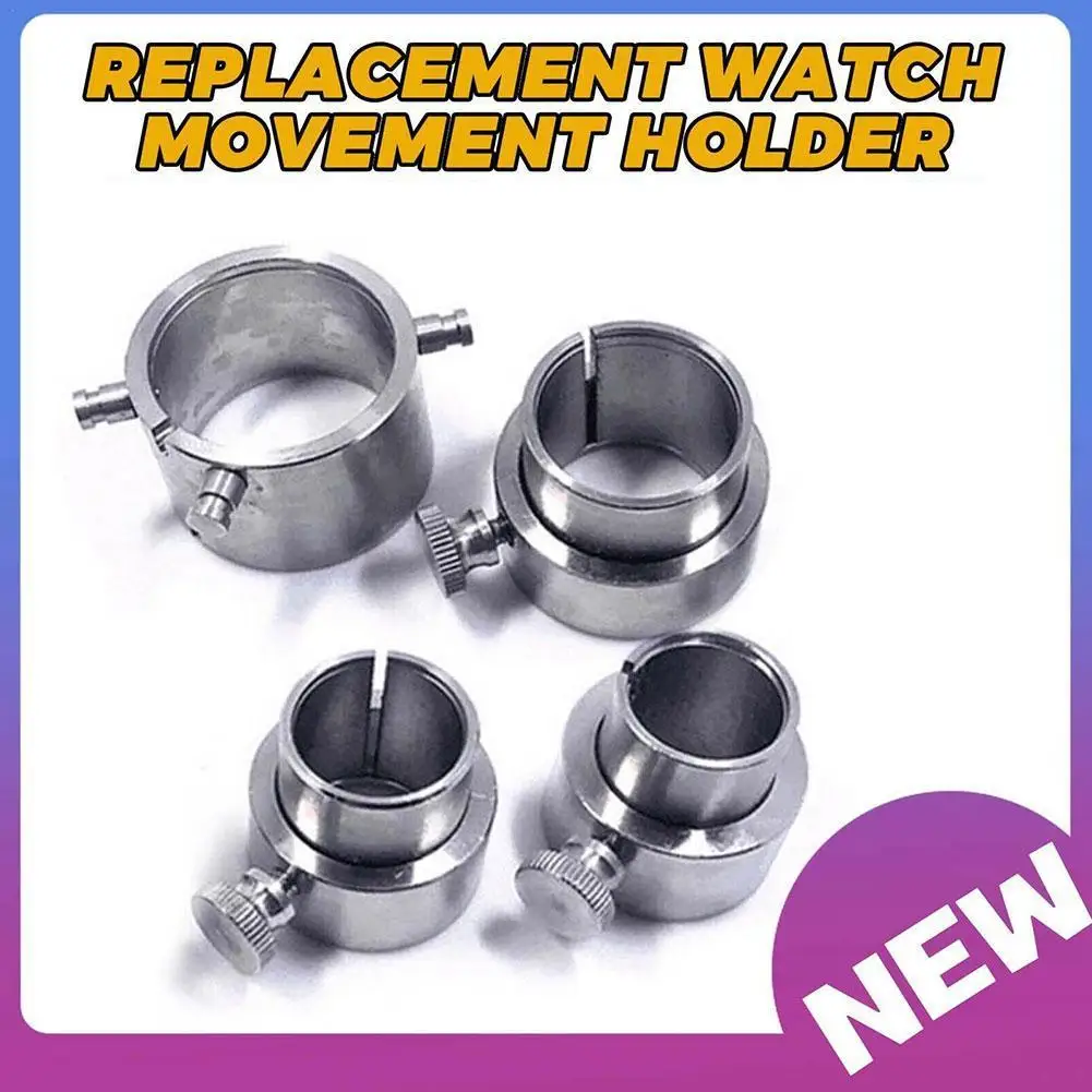 

New! High Quality Rotatable Stainless Steel Watch Movement Seat Holder Tool