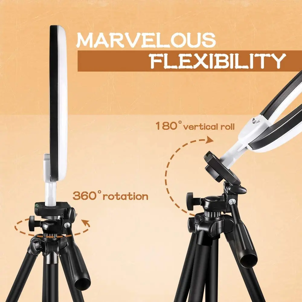 10 2 селфи кольцевой светильник для контроля уровня сахара в крови с 50 Выдвижной