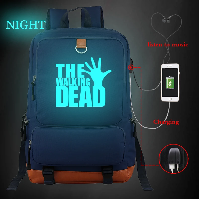 

Walking Dead Fashion College Student Schoolbag For Boys Girls Teenager's Laptop Backpacks Women/Men Daily Kpop Travel Backpack