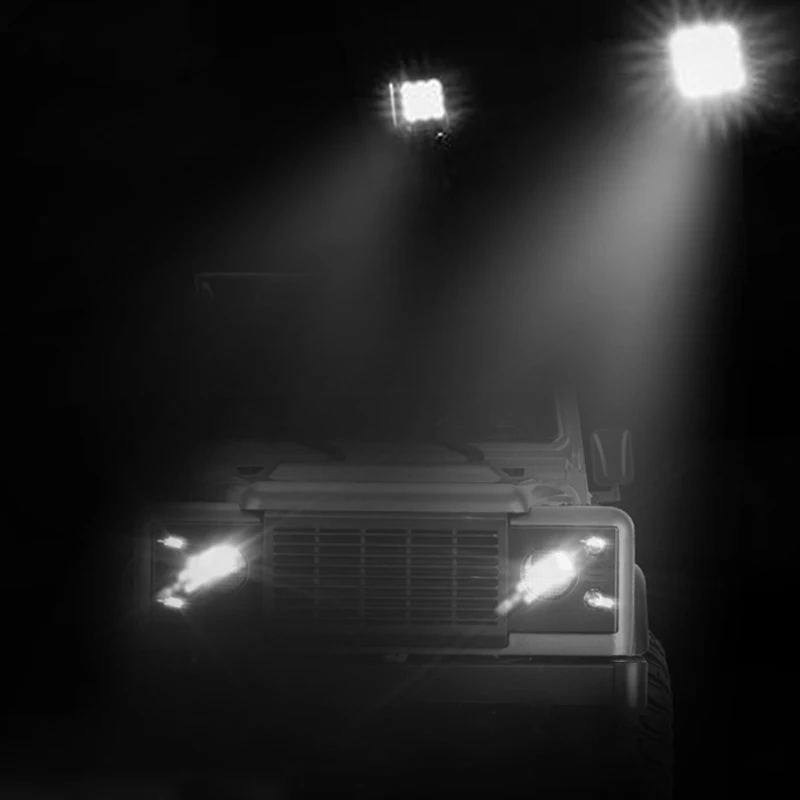 

1/12 4WD Crawler RC Car Off-Road Vehicle Buggy 2.4G Remote Control Toy Model with Lights HVR88