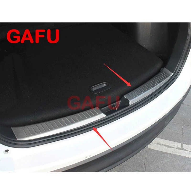 Для Mazda cx 5 cx5 2016 2015 2014 2013 Автомобильные аргументы из нержавеющей стали задний