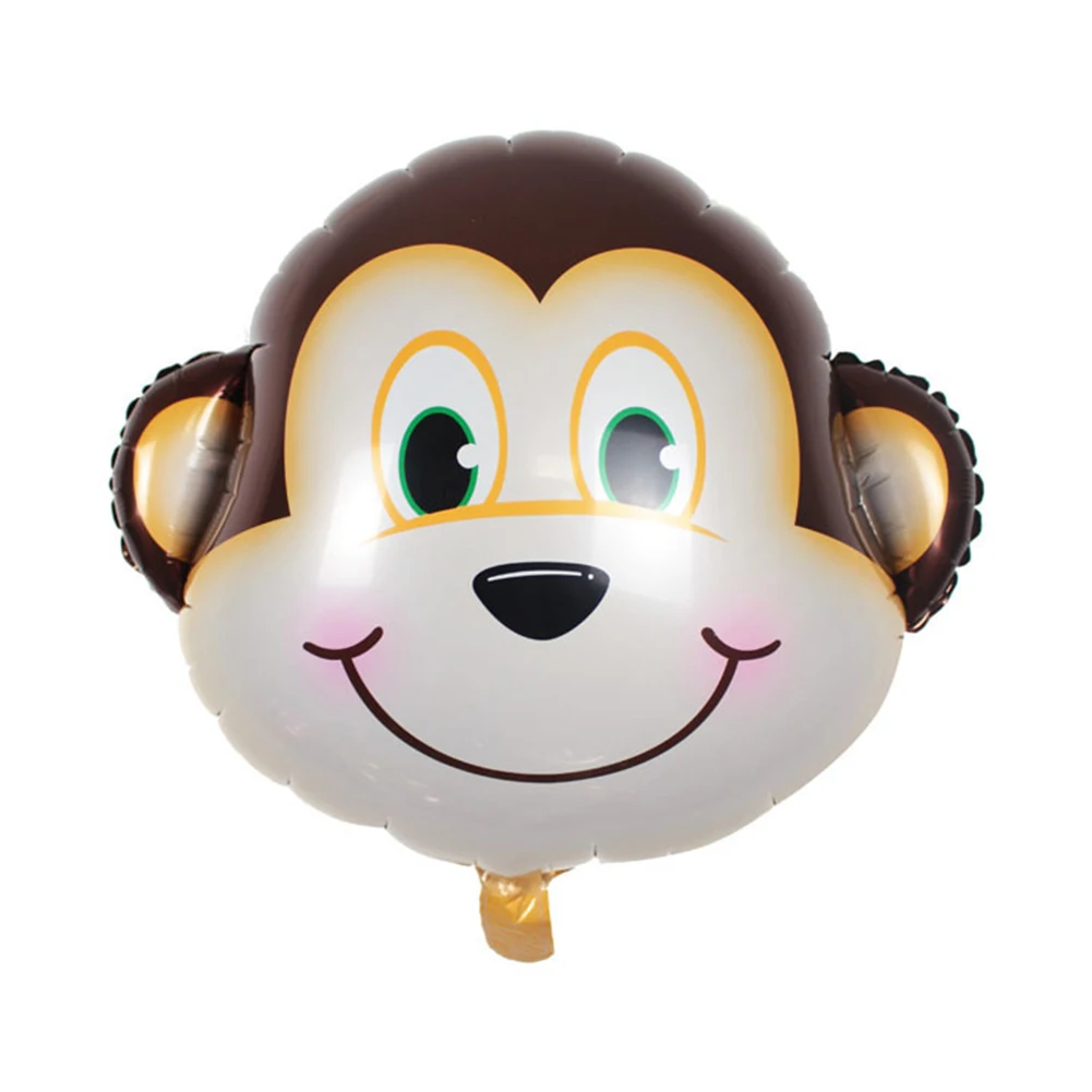 

Outdoor Jungle Safari Park Theme Birthday Party Decor Foil Balloon Bunting Leaves Party Decorations