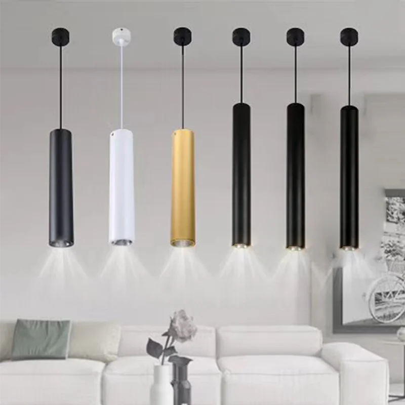 LED Spotlight Long Line Chandelier  Long Tube Chandelier Suitable For Bar  Display Lighting Clothing Store