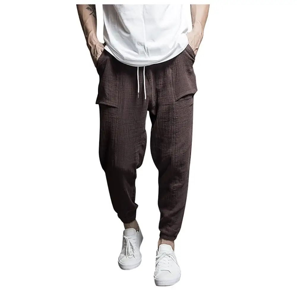 Мужские Новые повседневные брюки с принтом женская спортивная одежда для работы