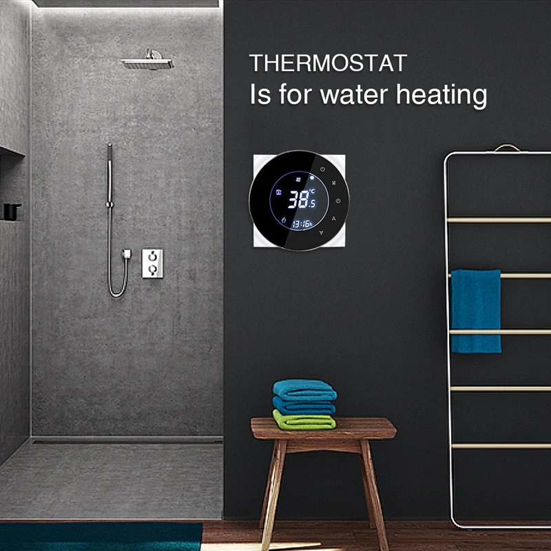 

Smart WiFi Thermostat Controller LCD Contact Screen Tuya APP Control for Alexa Google Home Gas Boiler Thermoregulator