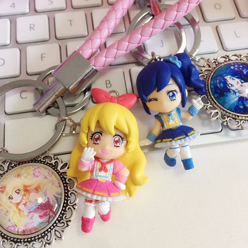 Aikatsu! Аниме Фигурка Carddass Hoshimiya Ichigo Kanzaki Mizuki аниме брелок подвеска ключ пряжка