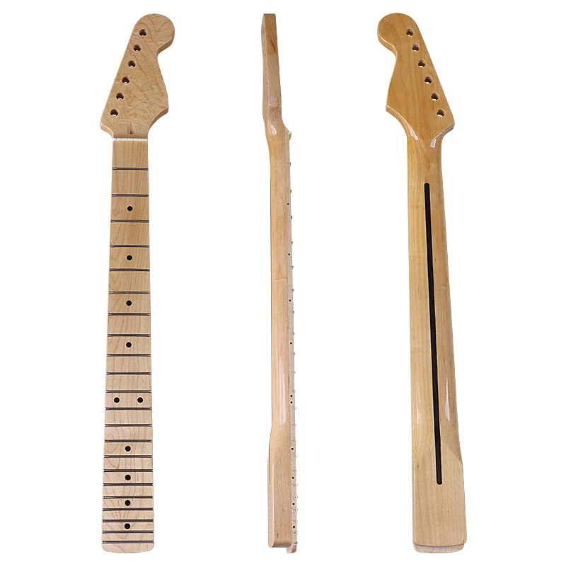 Шейка для электрогитары ST с высоким блеском 6 струн 22 лада маленькая головка из