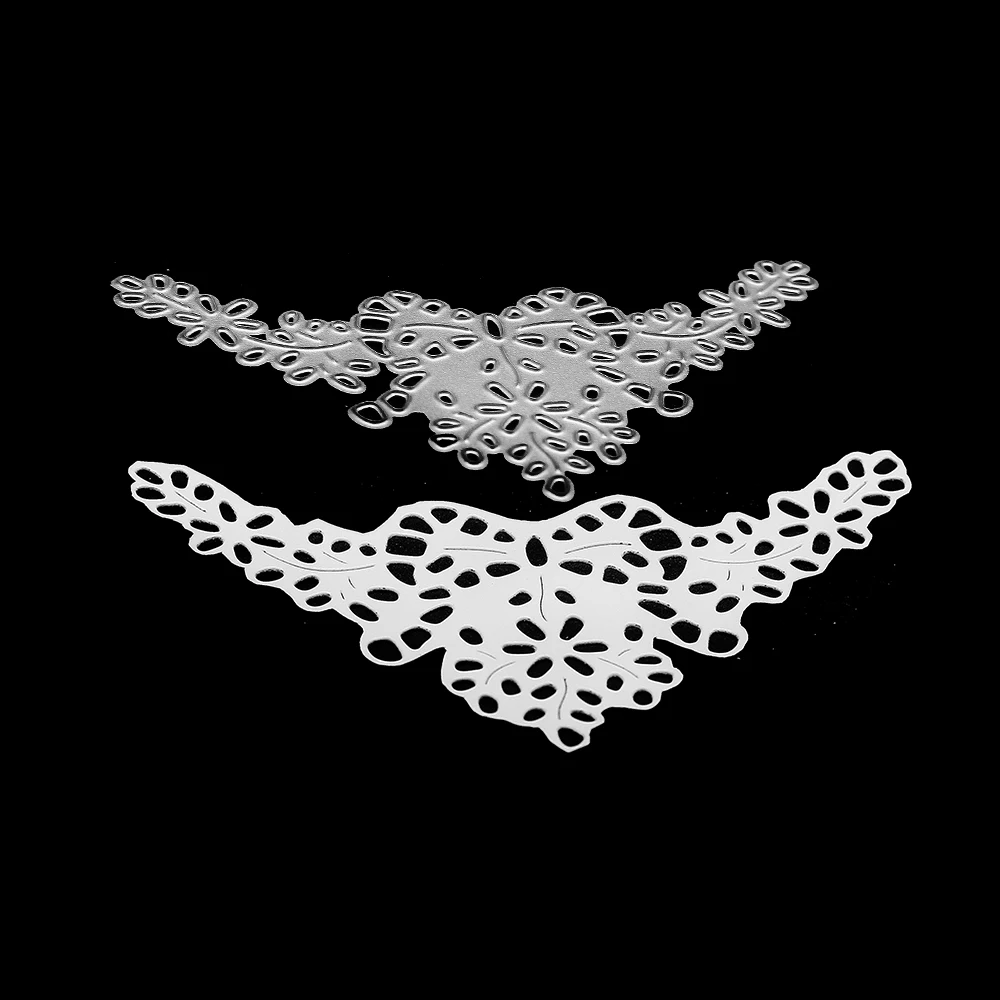 Пустотелые кружевные металлические Вырубные штампы для рукоделия рельефное