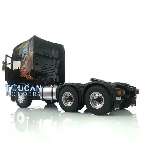 Металлическое шасси LESU 1/14 6*4 для самостоятельной сборки Hercules Scania R730 RC тягача