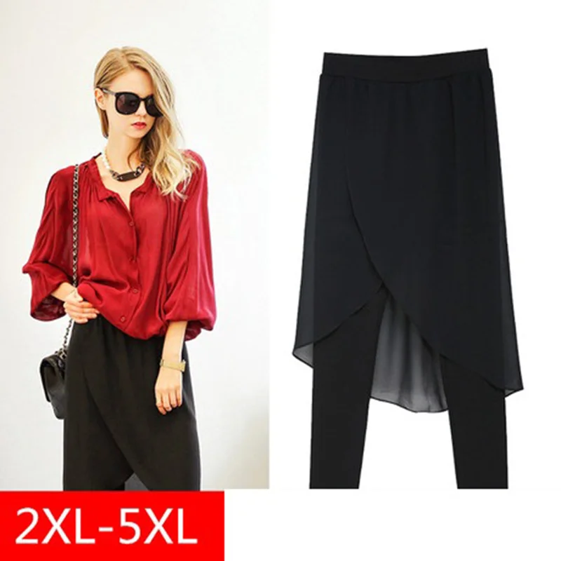 

Panty Women Spring Autumn 2022 Bermuda Feminina Fashion New Stitch Black Pants Skirts Female A1735