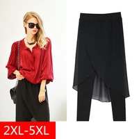 panty women spring autumn 2022 bermuda feminina fashion new stitch black pants skirts female a1735