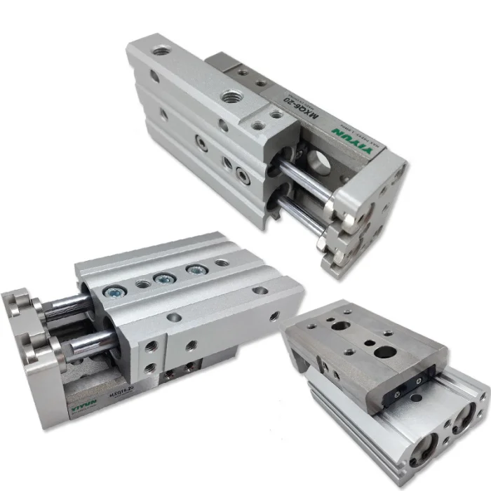 YIYUN MXQ серия направляющего пневматического стола MXQ12-10R MXQ12-20R MXQ12-30R MXQ12-40R MXQ12-50R MXQ12-75R MXQ12-100R