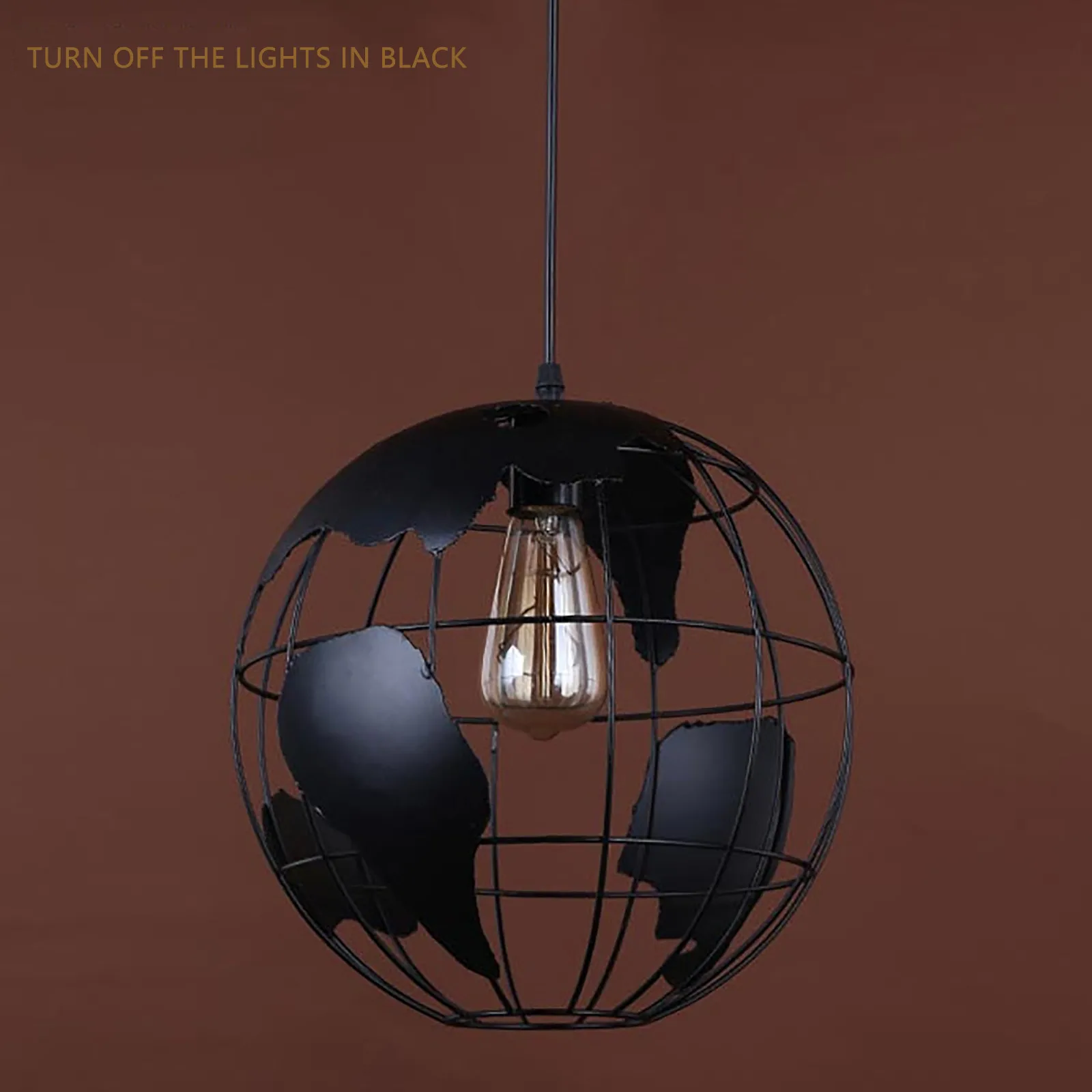 Новинка декоративная люстра с одной головкой металлический подвесной