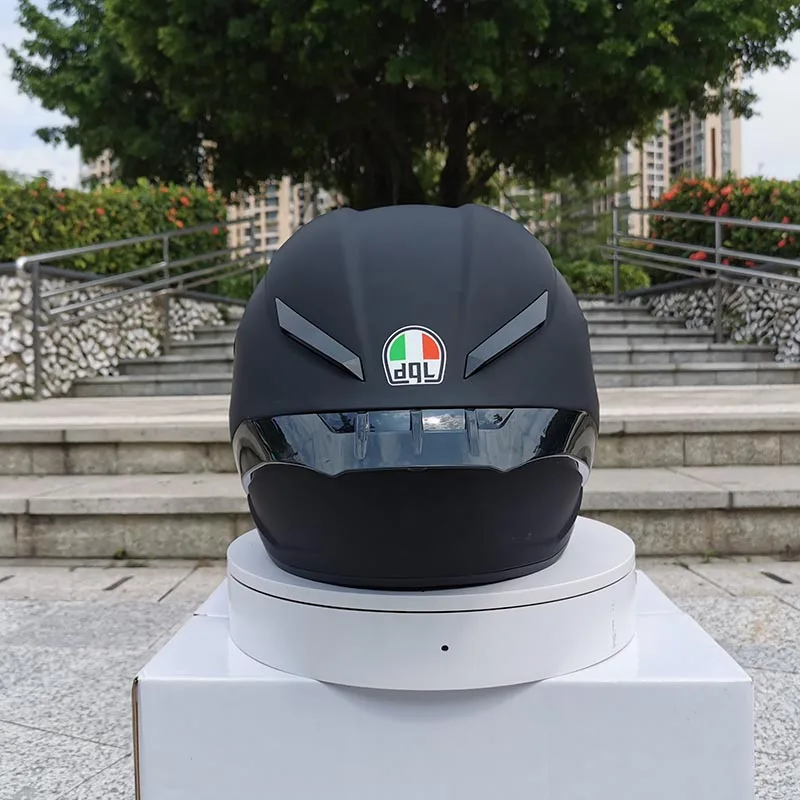 Новое поступление мотоциклетный шлем унисекс Полнолицевой шлем casco зимний сезон Безопасный черный шлем dot утвержден