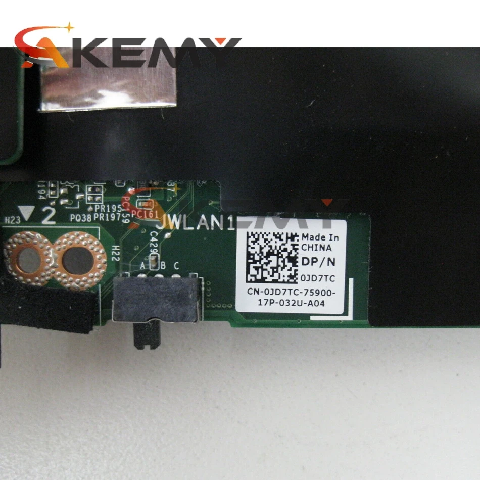 

Original Laptop motherboard For DELL E5520 Mainboard CN-0JD7TC 0JD7TC 01014UY05-23T-G HM65 Full tested