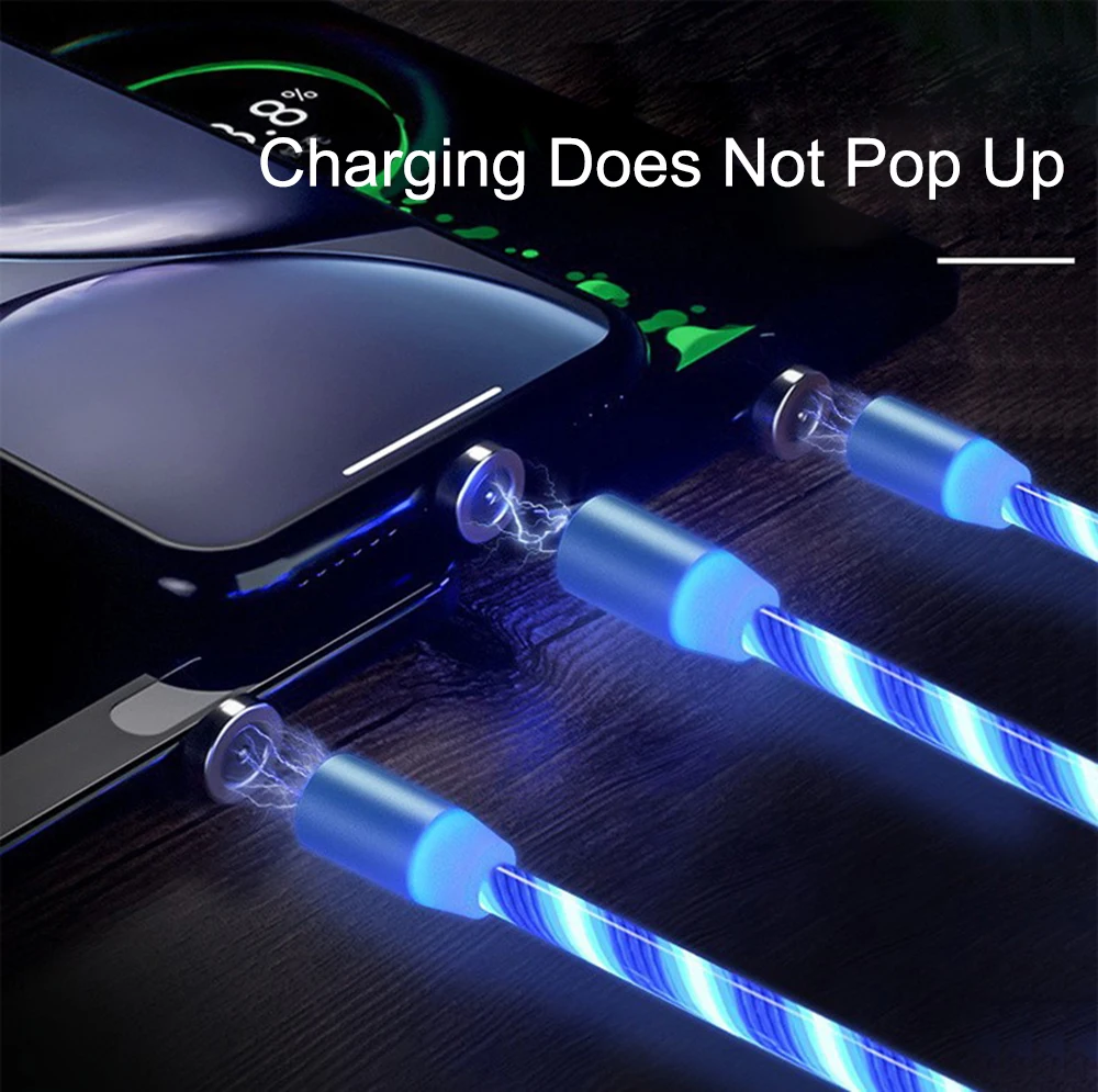 

2M Magnetic phone cable for apple android Type-C MicroUSB Streamer charging cable for huawei honor samsung note xiaomi redmi