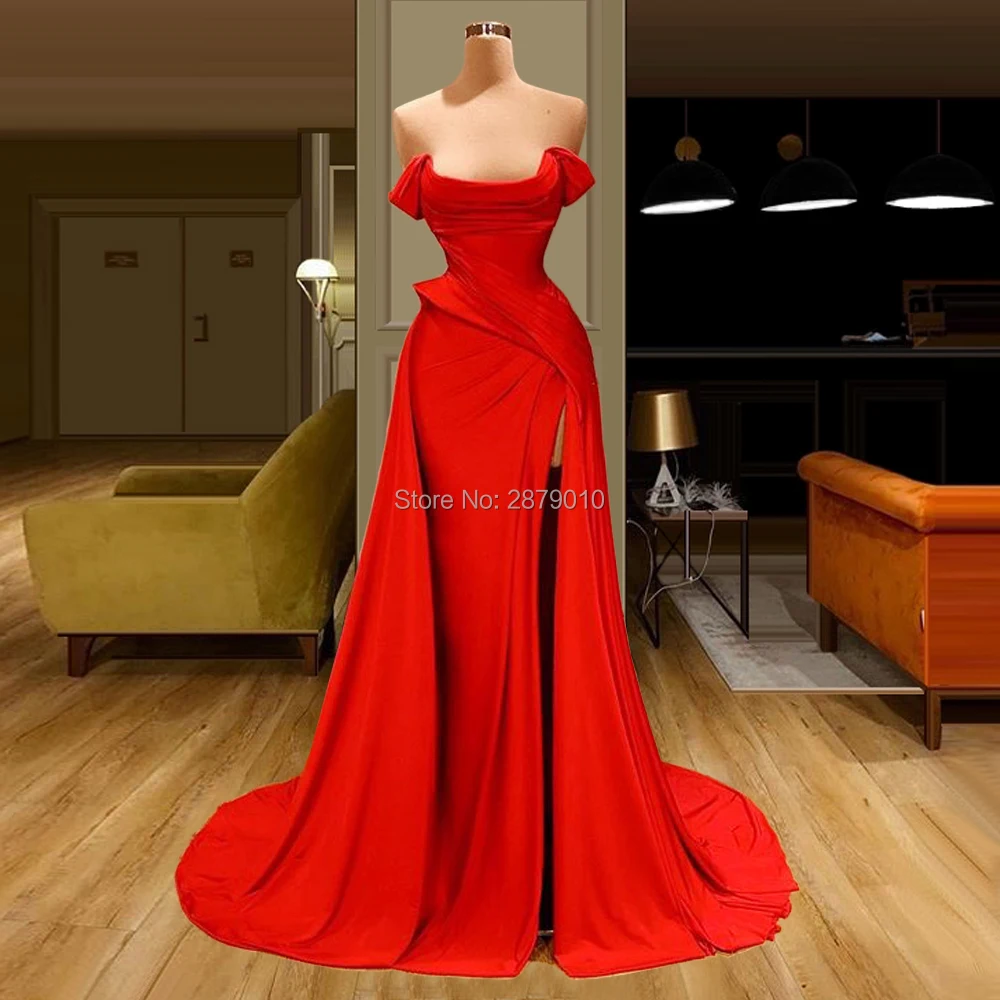 Женское вечернее платье-русалка элегантное атласное выпускное платье в пол