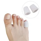 246 шт.лот белая силиконовая гелевая трубка для маленького пальца ноги корректор мозолей защитный гель для большого пальца мозолей инструменты для защиты пальцев