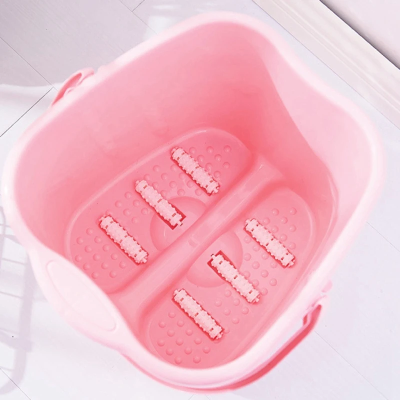 Ведро для замачивания ног Abs пластиковая Ванна массажный валик баррель ванны с