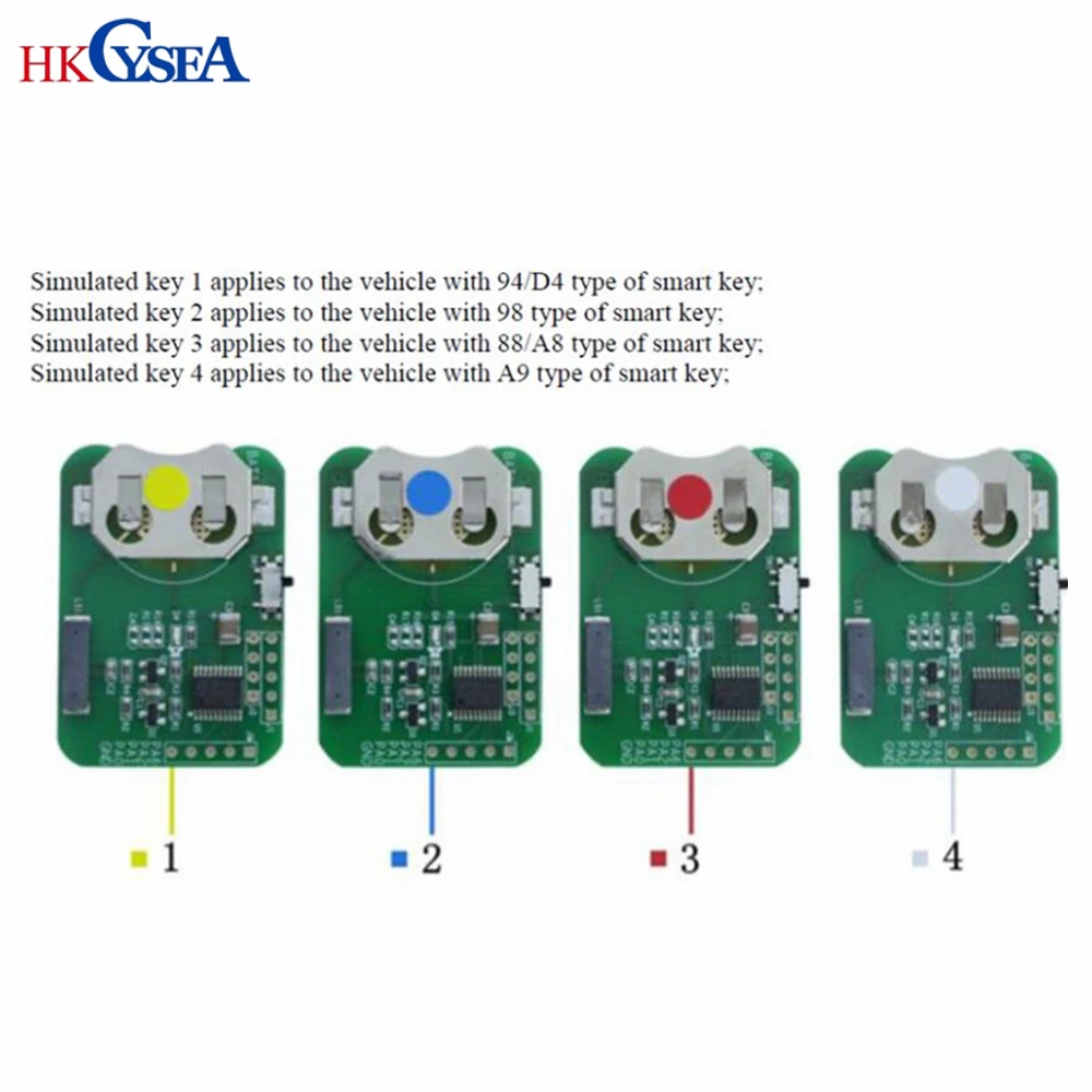 Симулятор игрушек OBDSTAR 94/D4 98 88/A8 A9 тип смарт-ключа работает с X300DP Plus X300PRO4/Key MASTER5 |