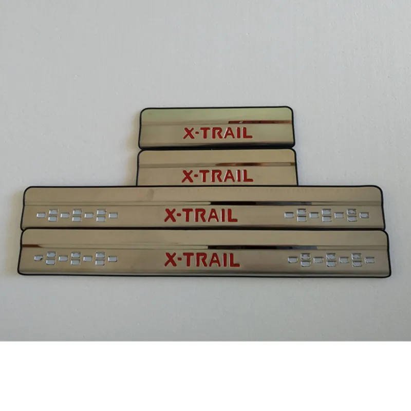 Автомобильный StylingFor X Trail T32 защитная Накладка на порог из нержавеющей стали